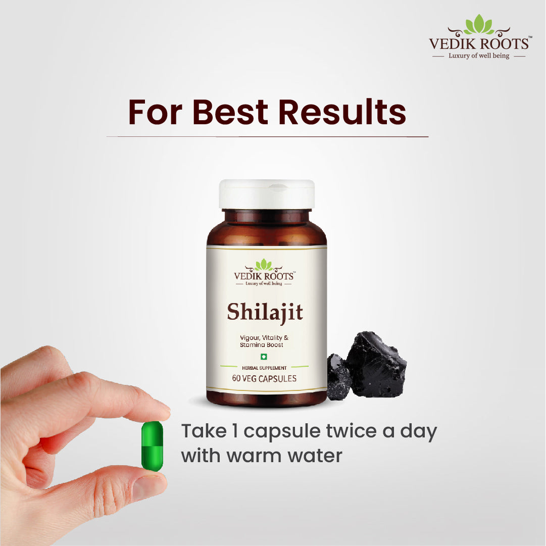 Best way to consume shilajit for better Result |  Vedikroots Ayurveda