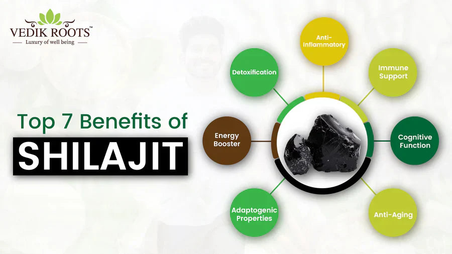 Top 7 Benefits of Shilajit