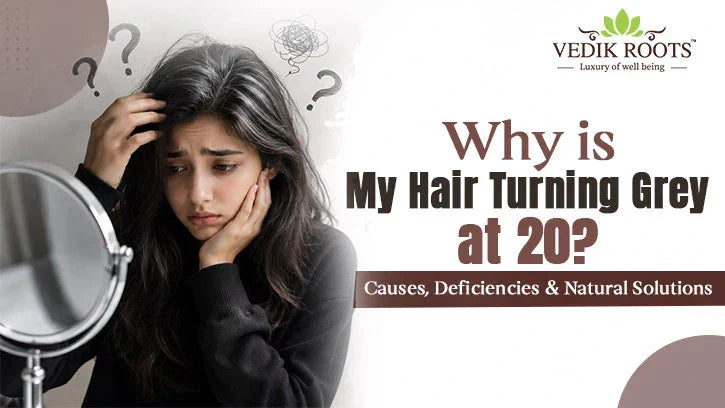 Hair turning grey