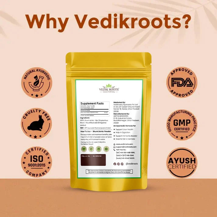 why choose vedikroots bhumi amla