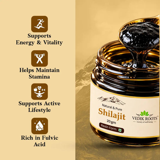 Pure Himalayan Shilajit Resin for Strength, Energy & Stamina | NABL Lab Tested Shilajit -20gm-30gm Pack