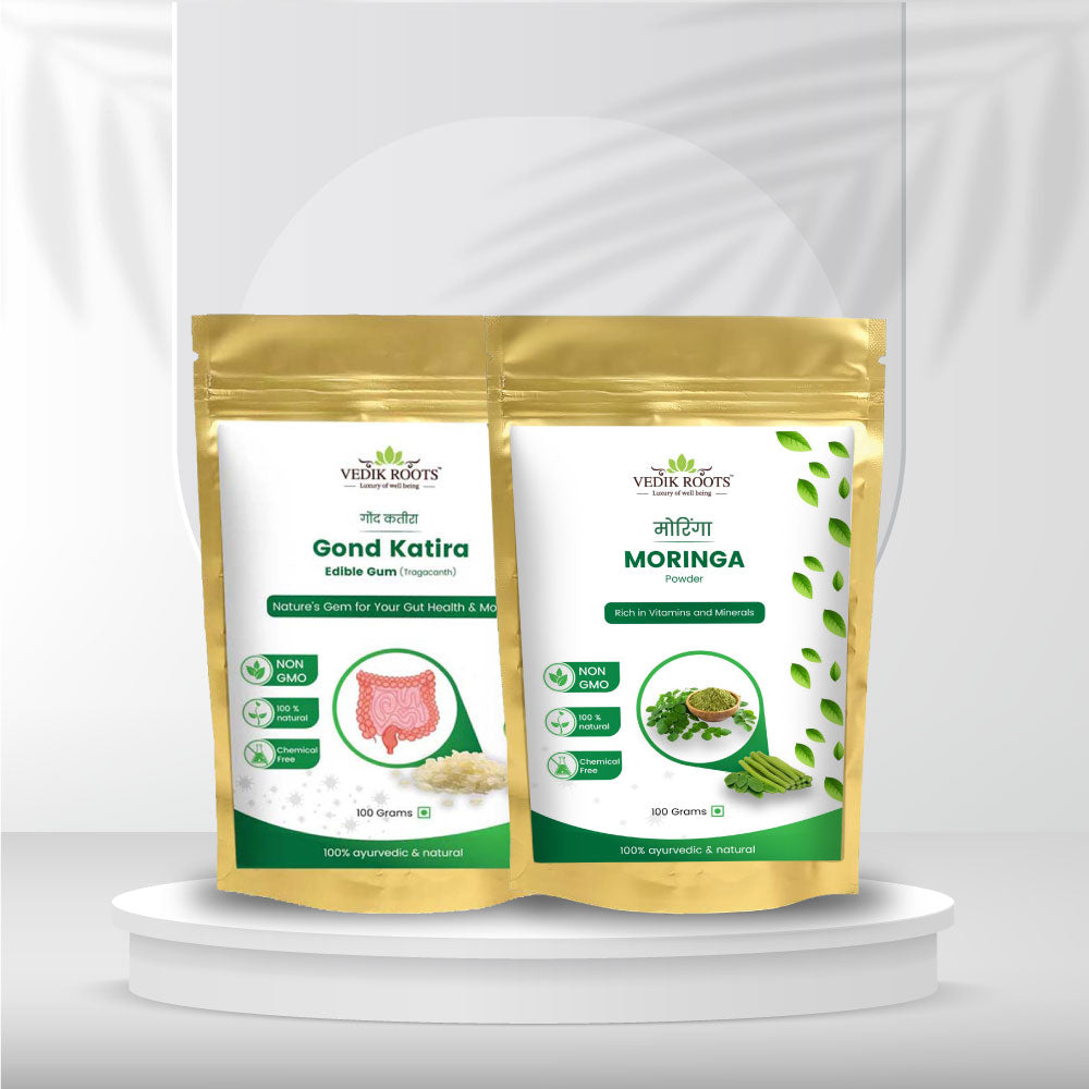 Benefits of gond katira and moringa