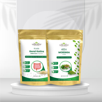 Benefits of gond katira and moringa