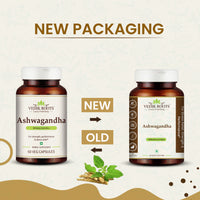 Thumbnail for Ashwagandha Capsules: Natural Supplement for Strength, Performance, and Stress.