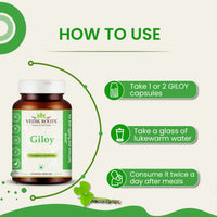 Thumbnail for how to take vedikroots giloy capsules