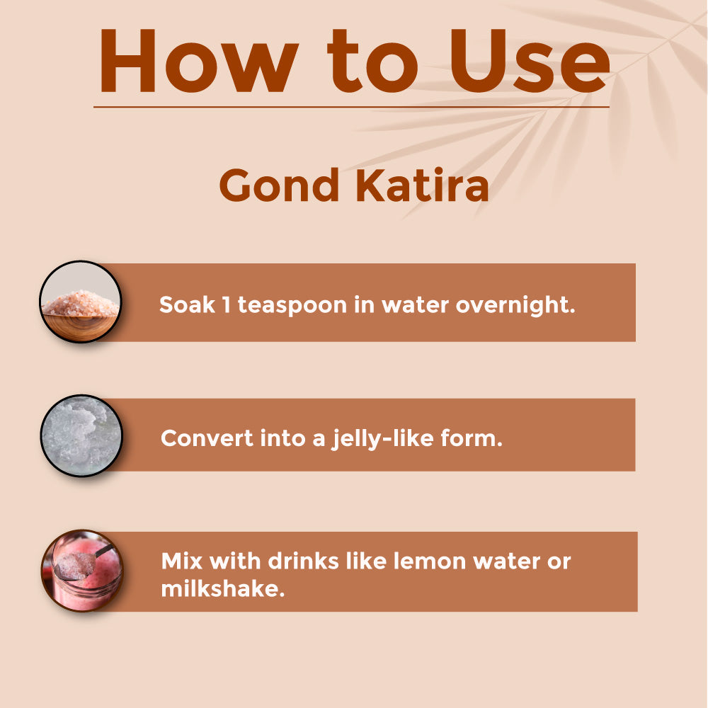How to use gond katira