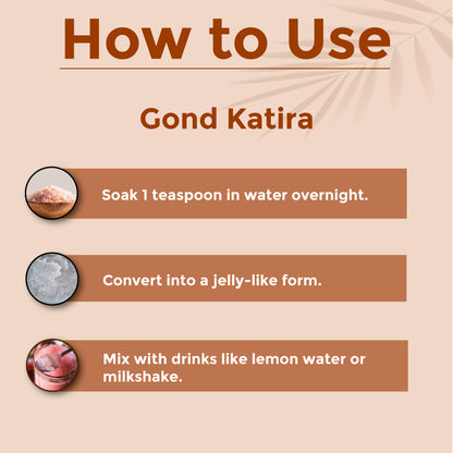 How to use gond katira