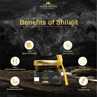Thumbnail for Vedikroots Pure Shilajit Resin Benefits