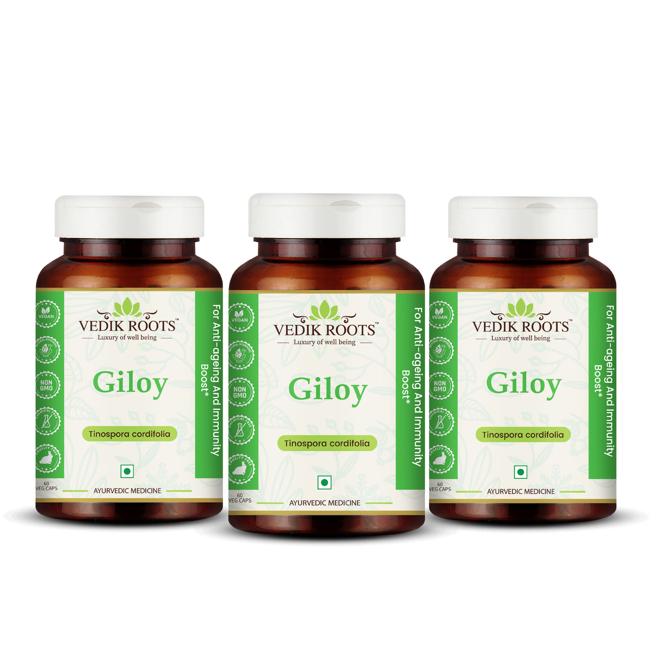vedikroots giloy capsules pack of three
