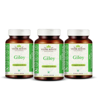 Thumbnail for vedikroots giloy capsules pack of three
