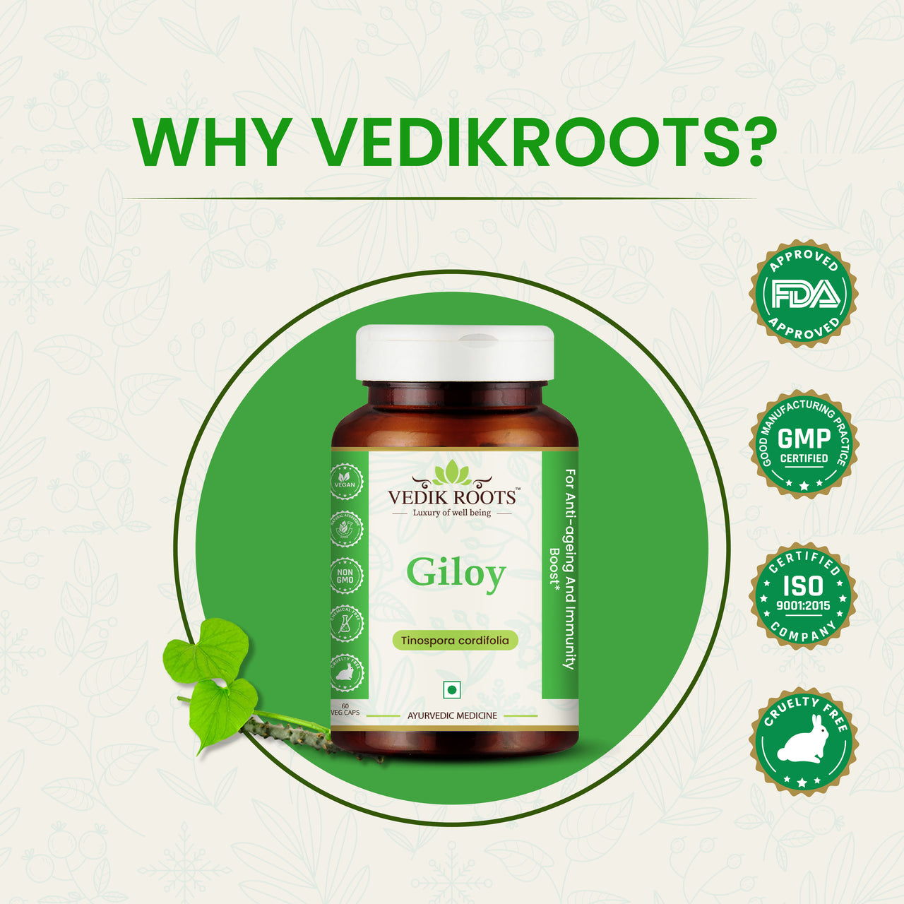 why chose vedikroots giloy capsules