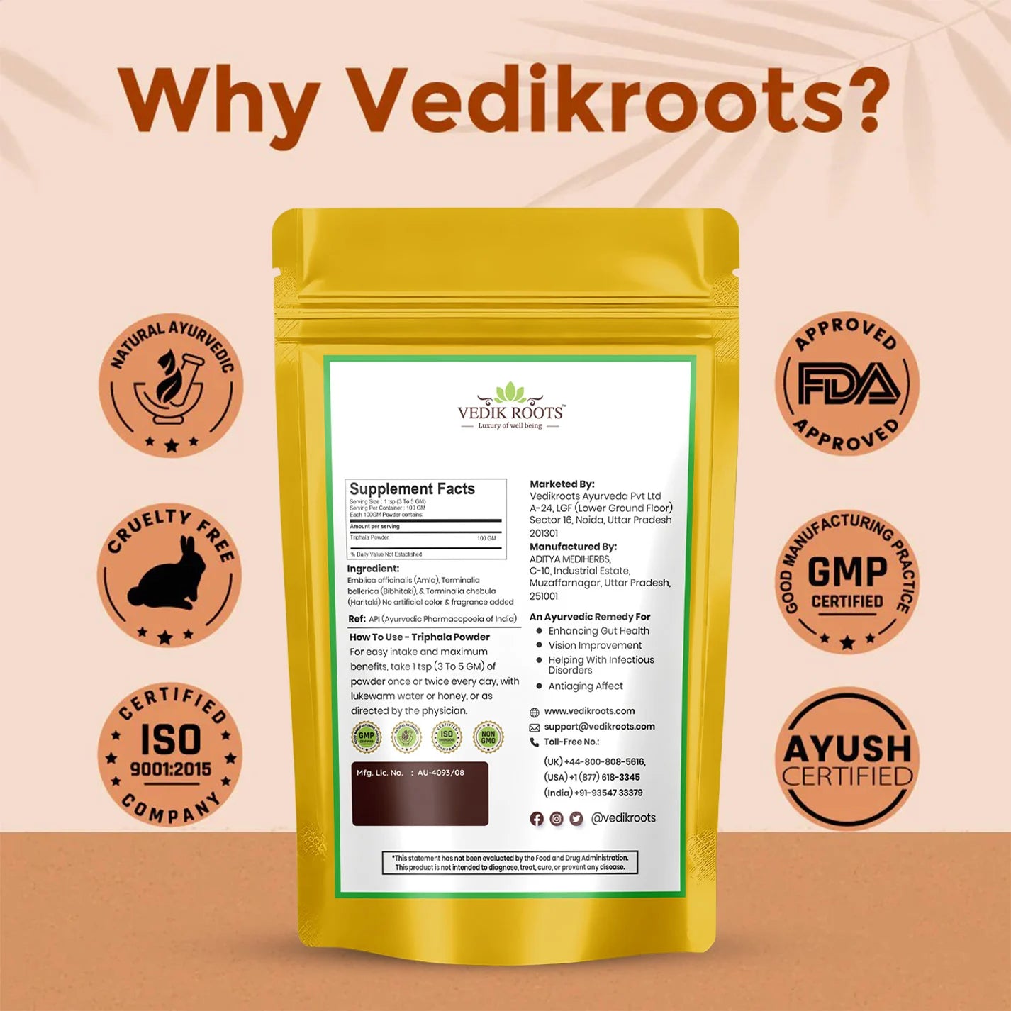 triphala powder for hair