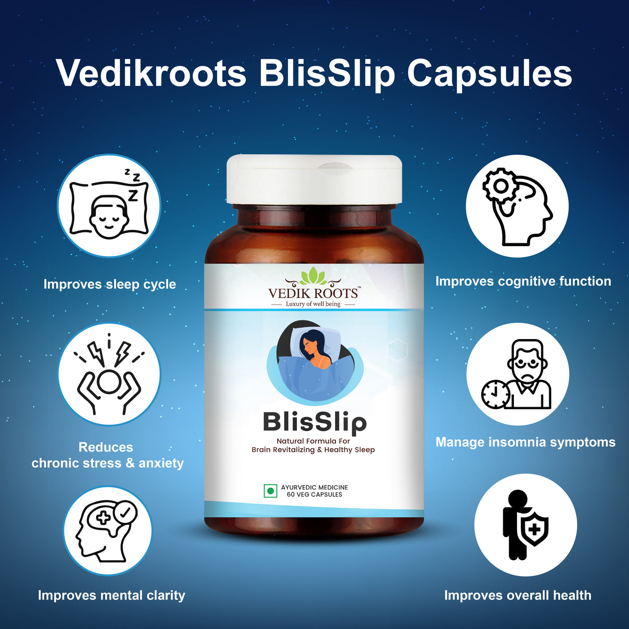 vedikroots blisslip - Ayurvedic medicine for better sleep
