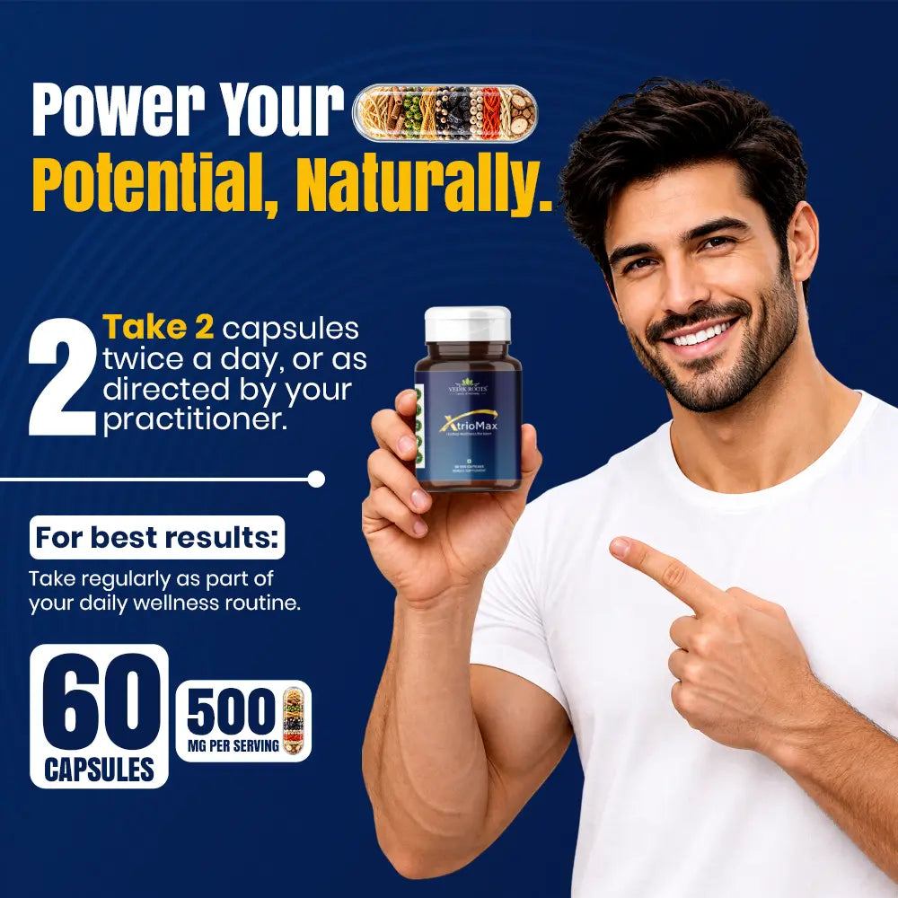 Xtriomax Capsules – Natural Support for Vigour, Stamina & Vitality
