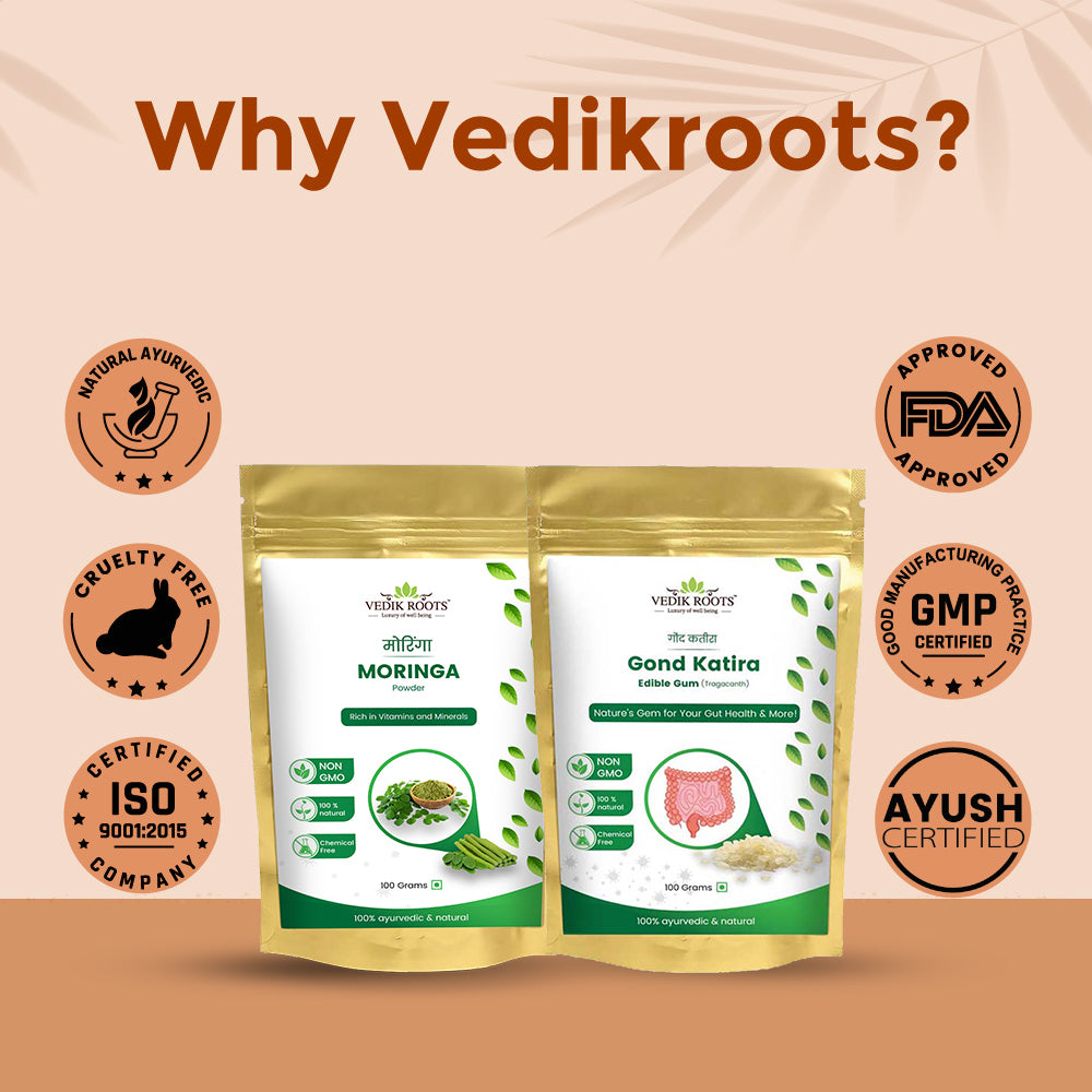 Benefits of gond katira and moringa