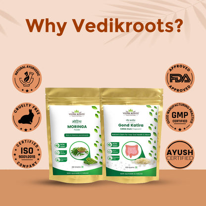 Benefits of gond katira and moringa