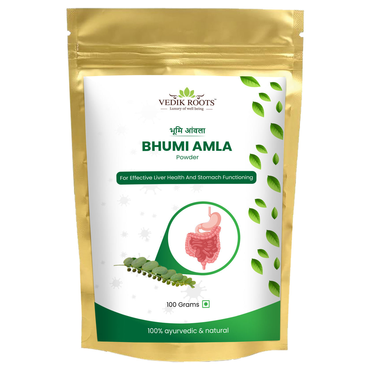 Bhumi Amla Powder ON SALE : Boost Liver Health & Detoxify | Vedikroots Ayurveda