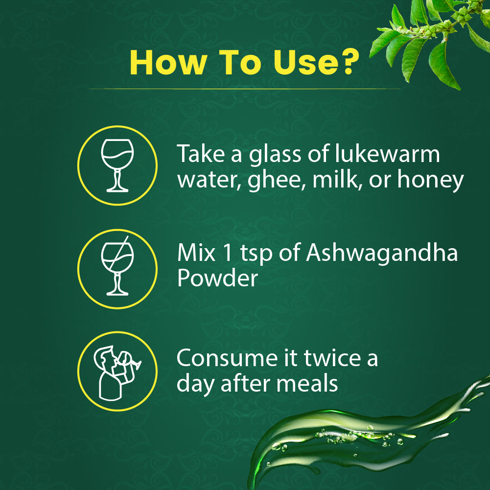 Best Quantity to Consume Ashwagandha Powder | Vedikroots Ayurveda