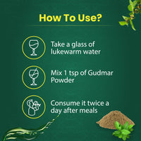 Thumbnail for 100% Pure Gudmar Powder: A Smart Ayurvedic Solution for Effectively Balancing Diabetes Levels!!(100 GM)